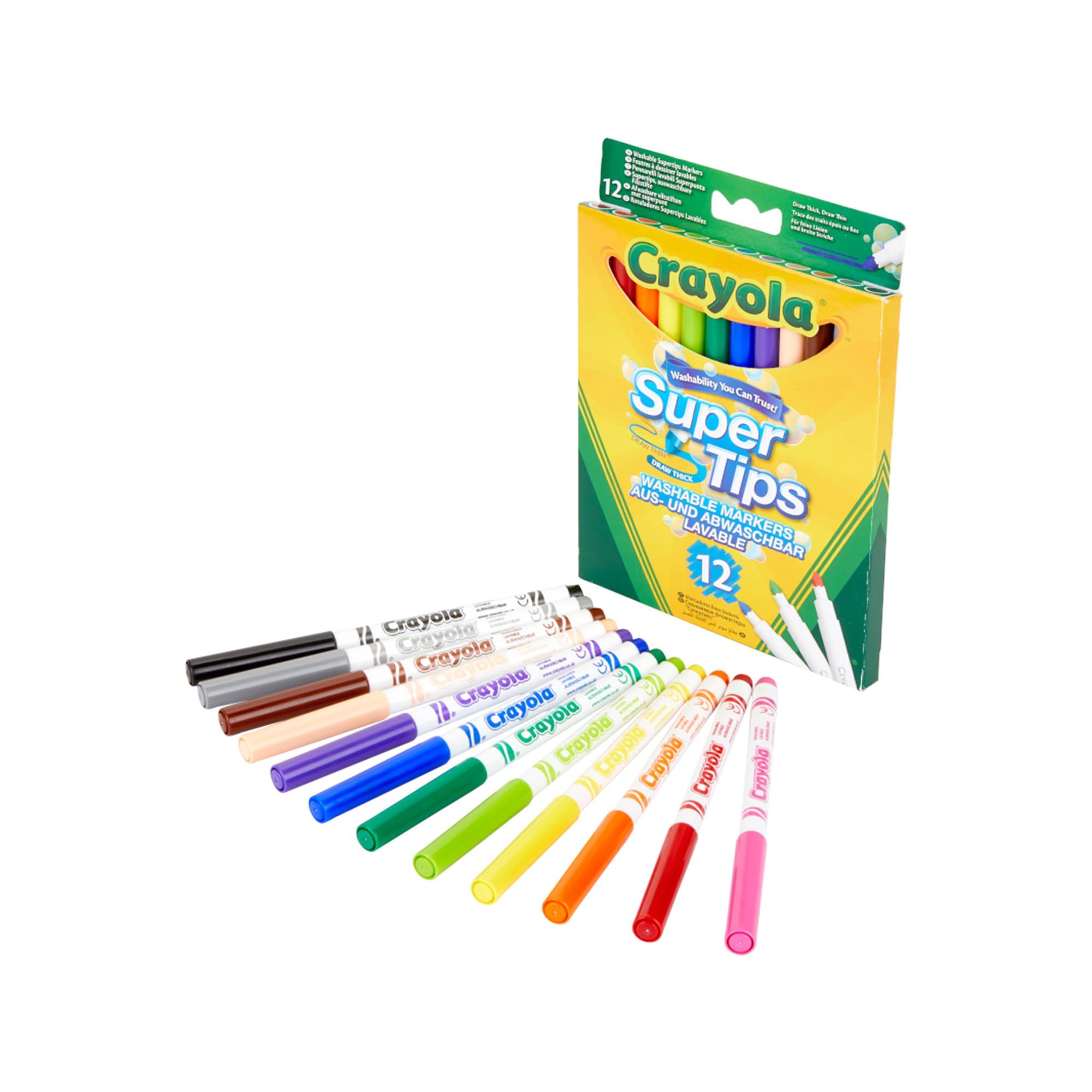 Crayola  12 feutres Supertips 