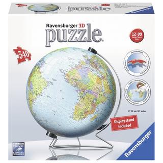 Ravensburger  3D Puzzle Globus Englisch, 540 Teile 