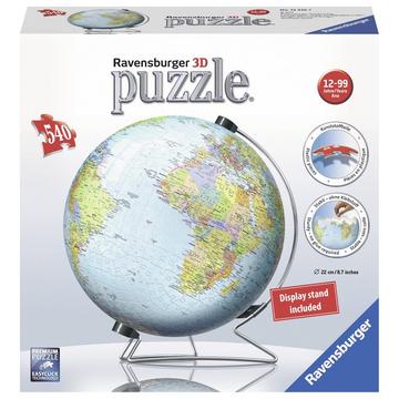 3D Puzzle globe anglais, 540 pièces