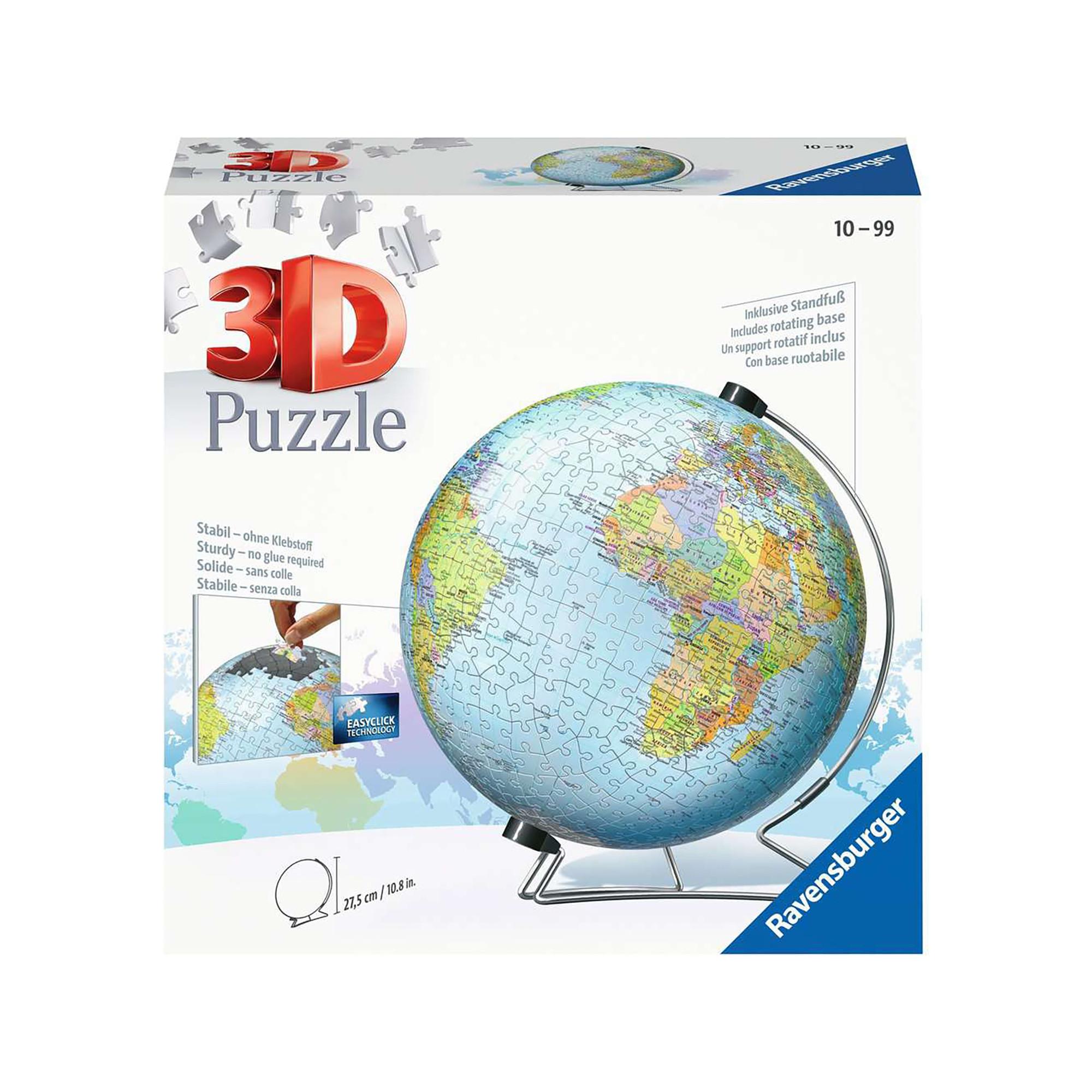 Ravensburger  3D Puzzle globo inglese, 540 pezzi 