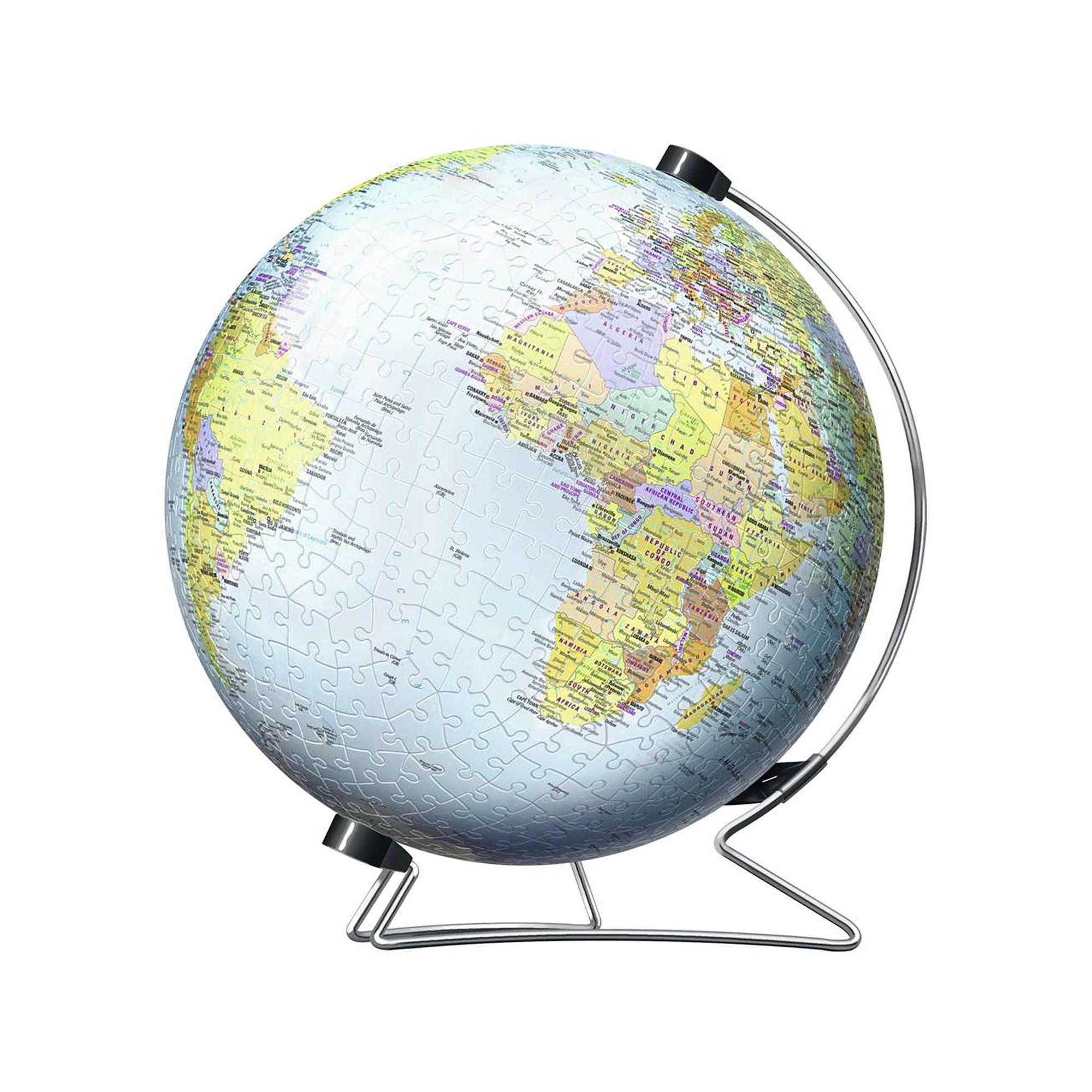 Ravensburger  3D Puzzle globe anglais, 540 pièces 