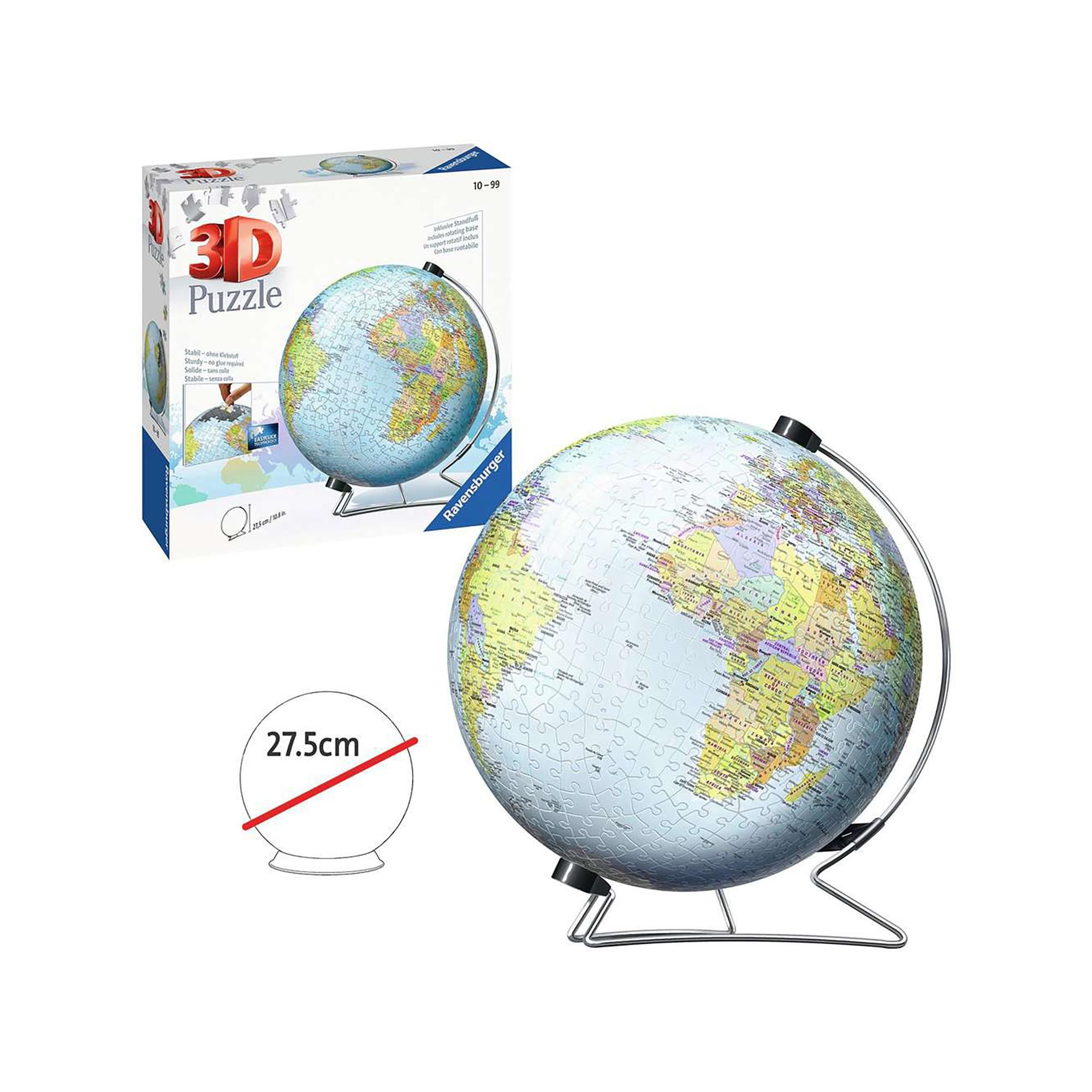 Ravensburger  3D Puzzle globo inglese, 540 pezzi 