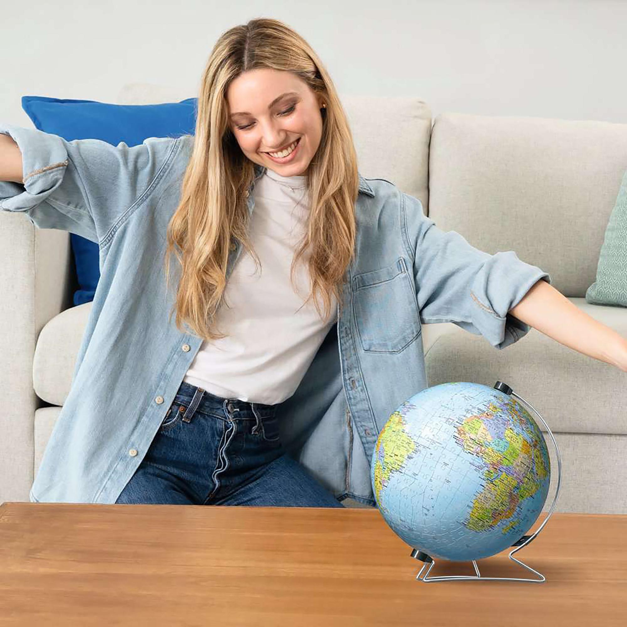 Ravensburger  3D Puzzle globe anglais, 540 pièces 