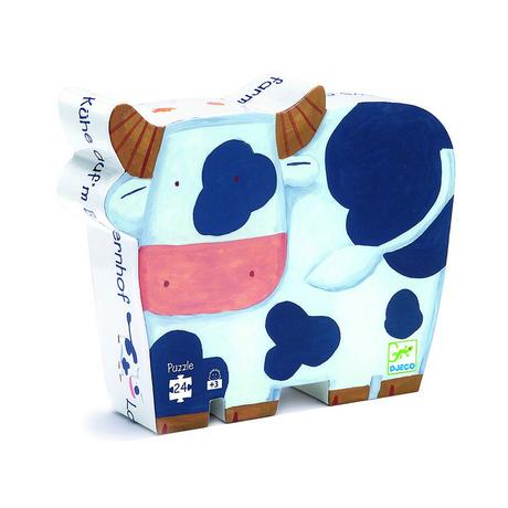 Djeco  Puzzle "Les Vaches a la ferme", 24 pièces 