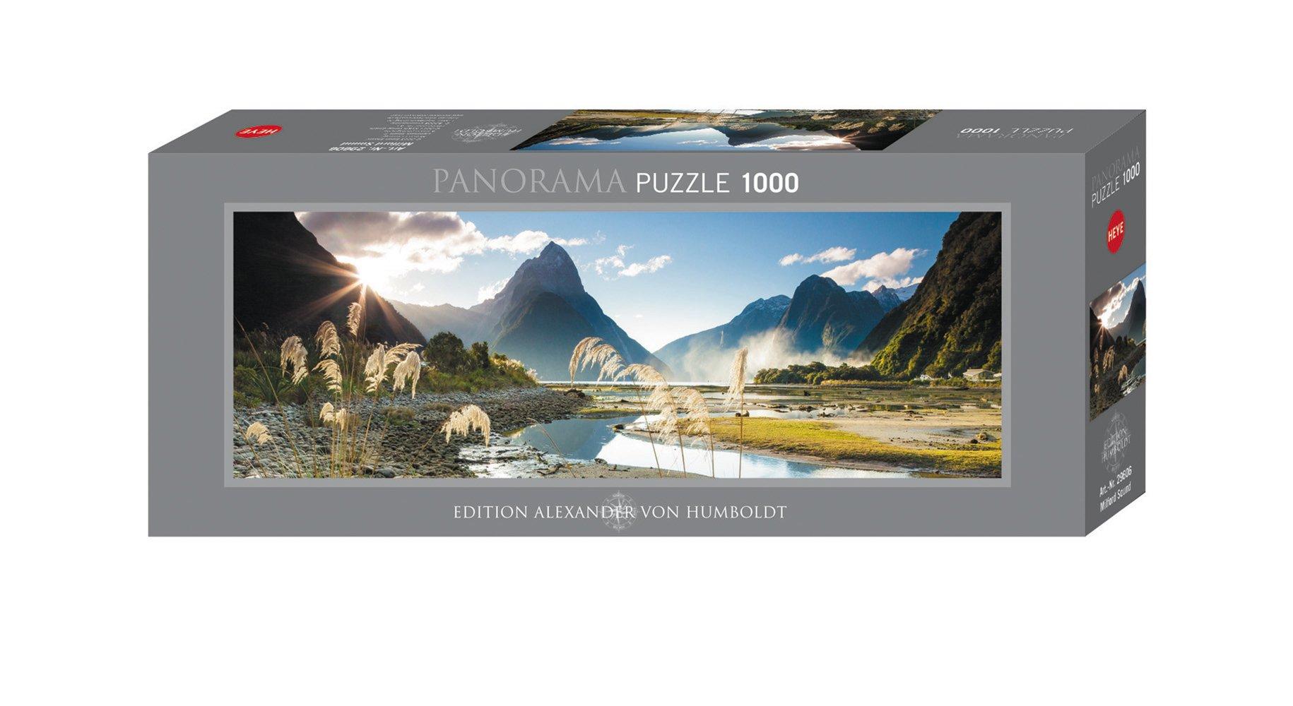Heye  Panorama Puzzle, Milford Sound, 1000 Teile 