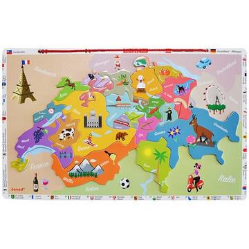 Cartina della Svizzera Puzzle