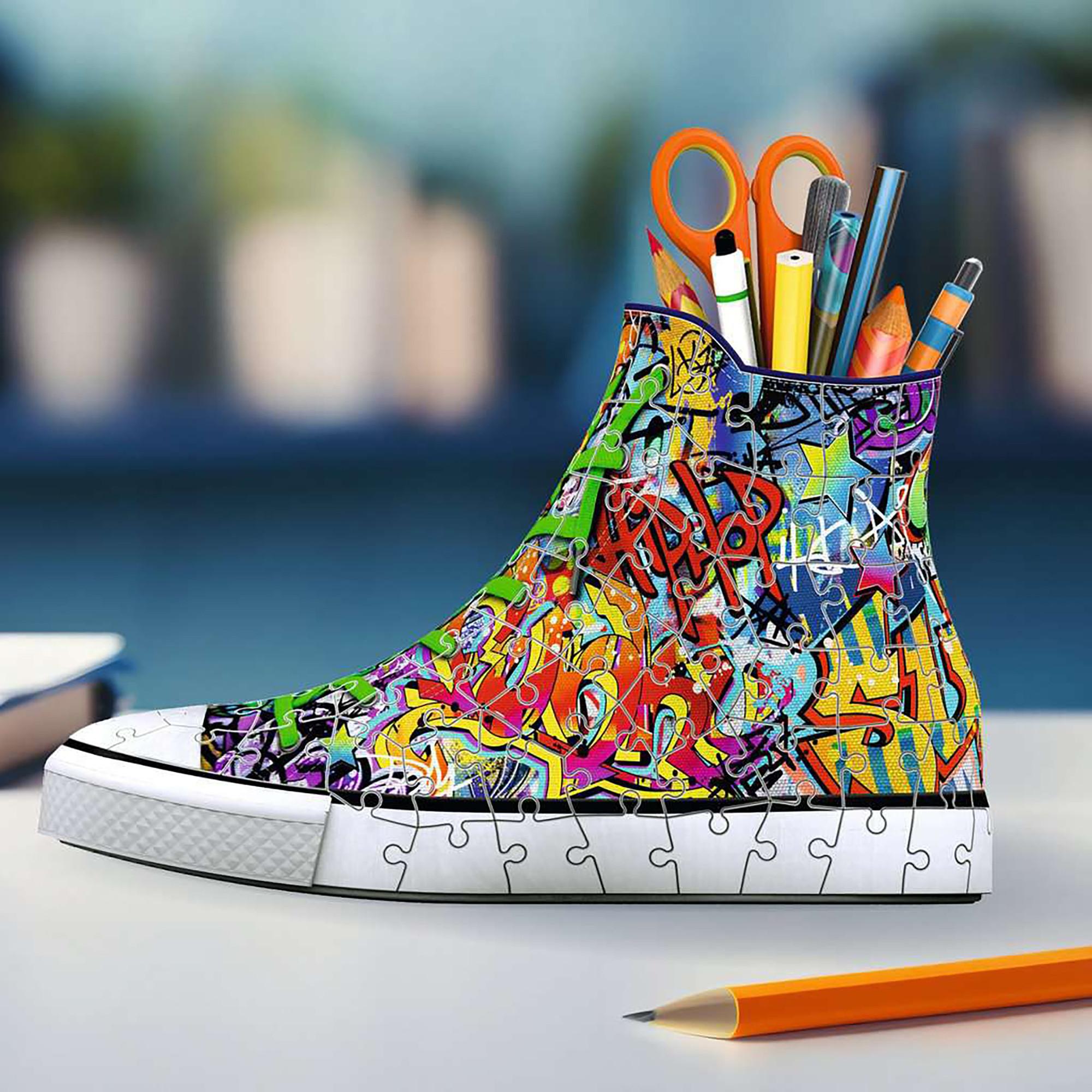 Ravensburger  3D Puzzle sneaker graffito, 108 pezzi 