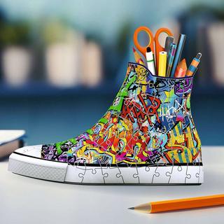 Ravensburger  3D Puzzle sneaker graffiti, 108 pièces 