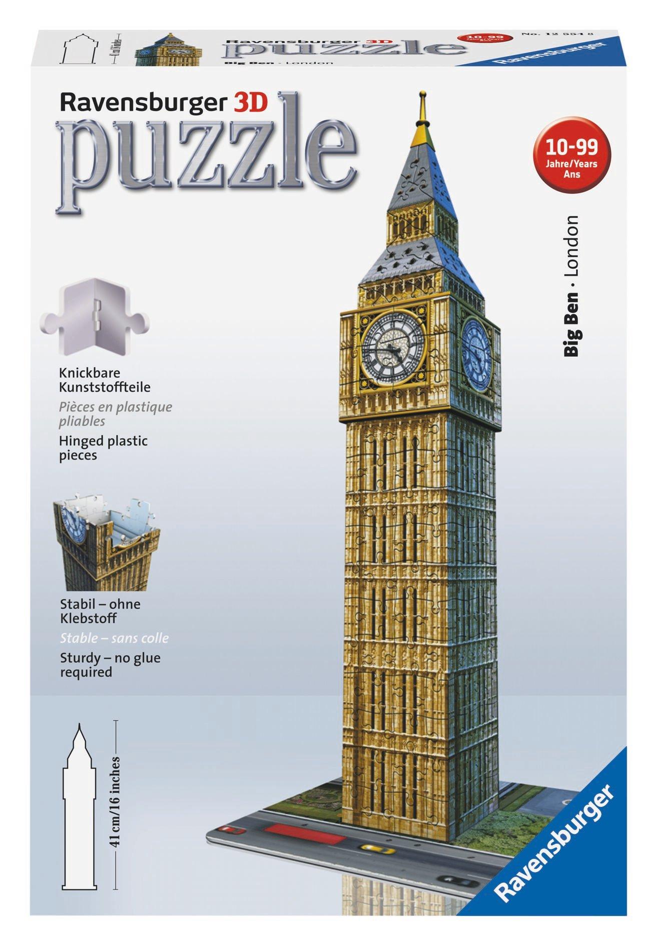 Ravensburger  3D Puzzle, Big Ben, 216 pièces 