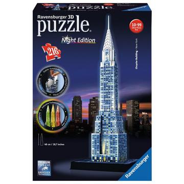 3D Puzzle Chrysler Building, Night Edition, 216 pezzi