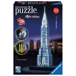3D Puzzle Chrysler Building, Night Edition, 216 pièces
