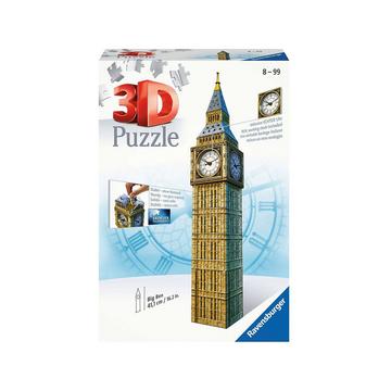 3D Puzzle Big Ben con un orologio, 216 pezzi