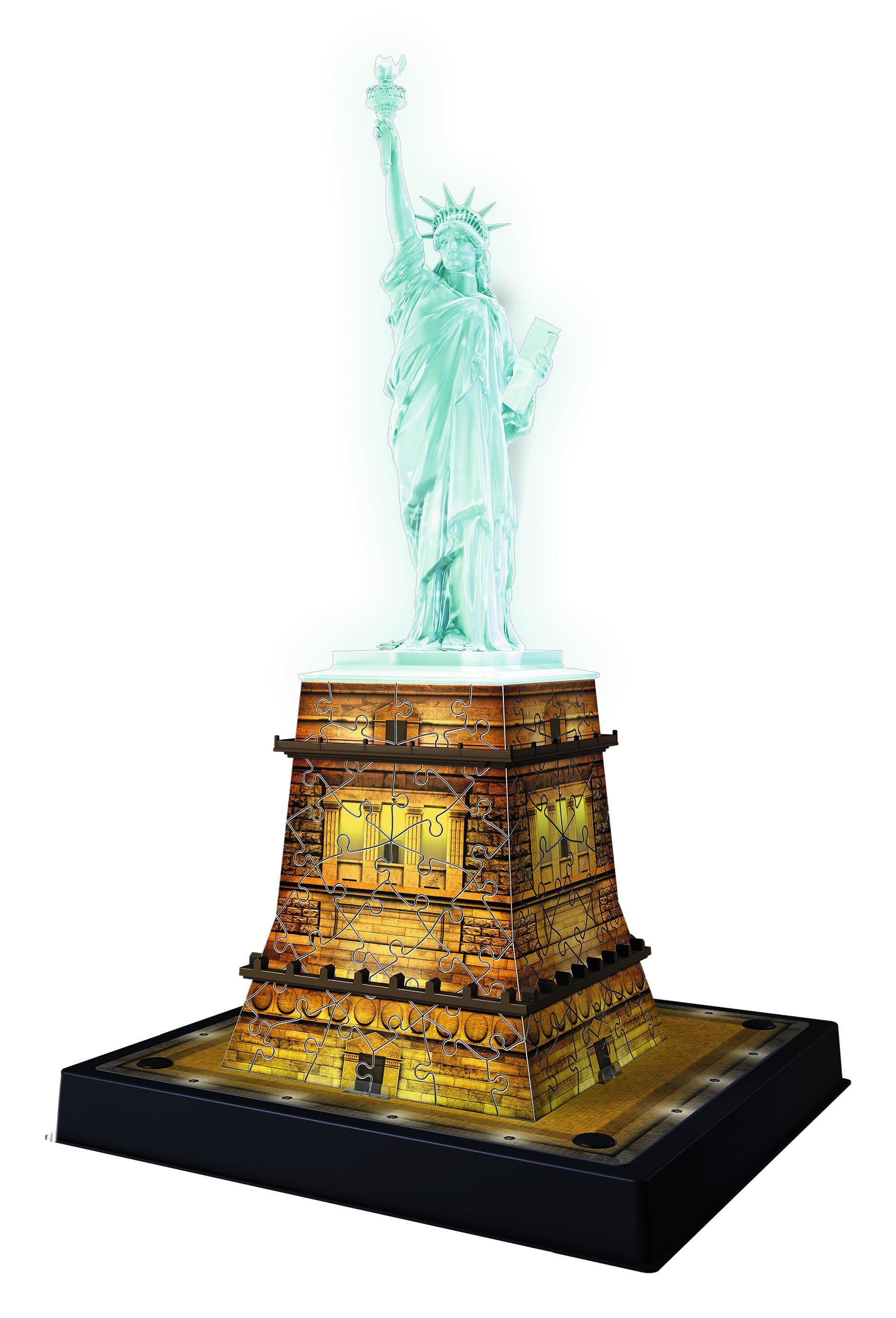 Ravensburger  3D Puzzle Statue De La Liberté, Night Edition, 108 pièces 