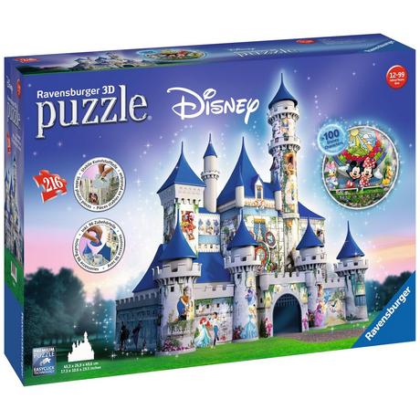 Ravensburger  3D Puzzle Disney castello, 216 pezzi 