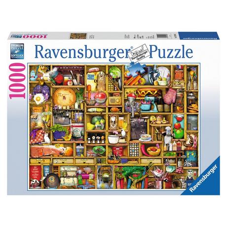 Ravensburger  Puzzle Kurioses Küchenregal, 1000 Teile 