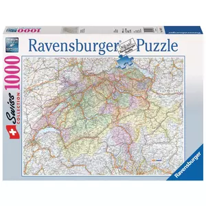 Puzzle cartina della Svizzera, 1000 pezzi
