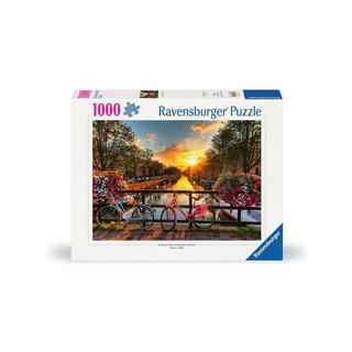 Ravensburger  Puzzle Biciclette ad Amsterdam, 1000 pezzi 
