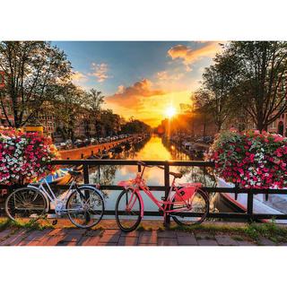 Ravensburger  Puzzle Vélos à  Amsterdam, 1000 pièces 