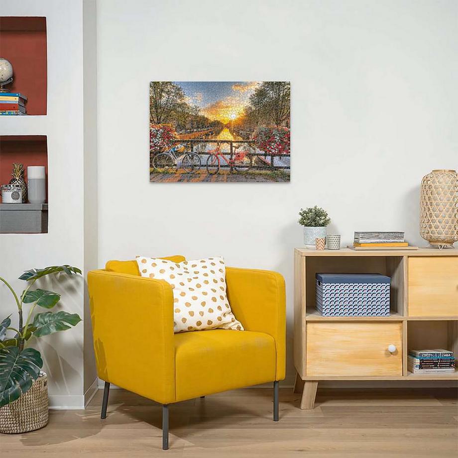 Ravensburger  Puzzle Fahrräder in Amsterdam, 1000 Teile 