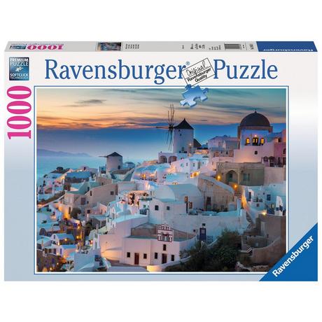 Ravensburger  Puzzle Soirée à  Santorini, 1000 pièces 