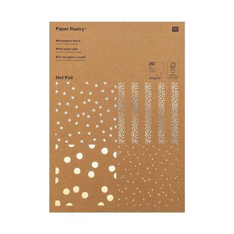 RICO-Design Taccuino carta Motif Paper Poetry 
