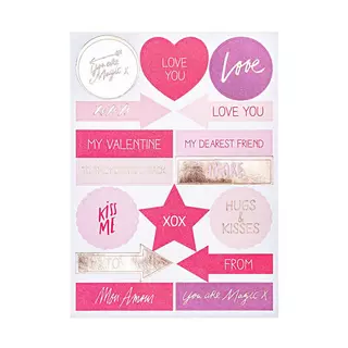 Rico Design Carte double Paper Poetry Rose