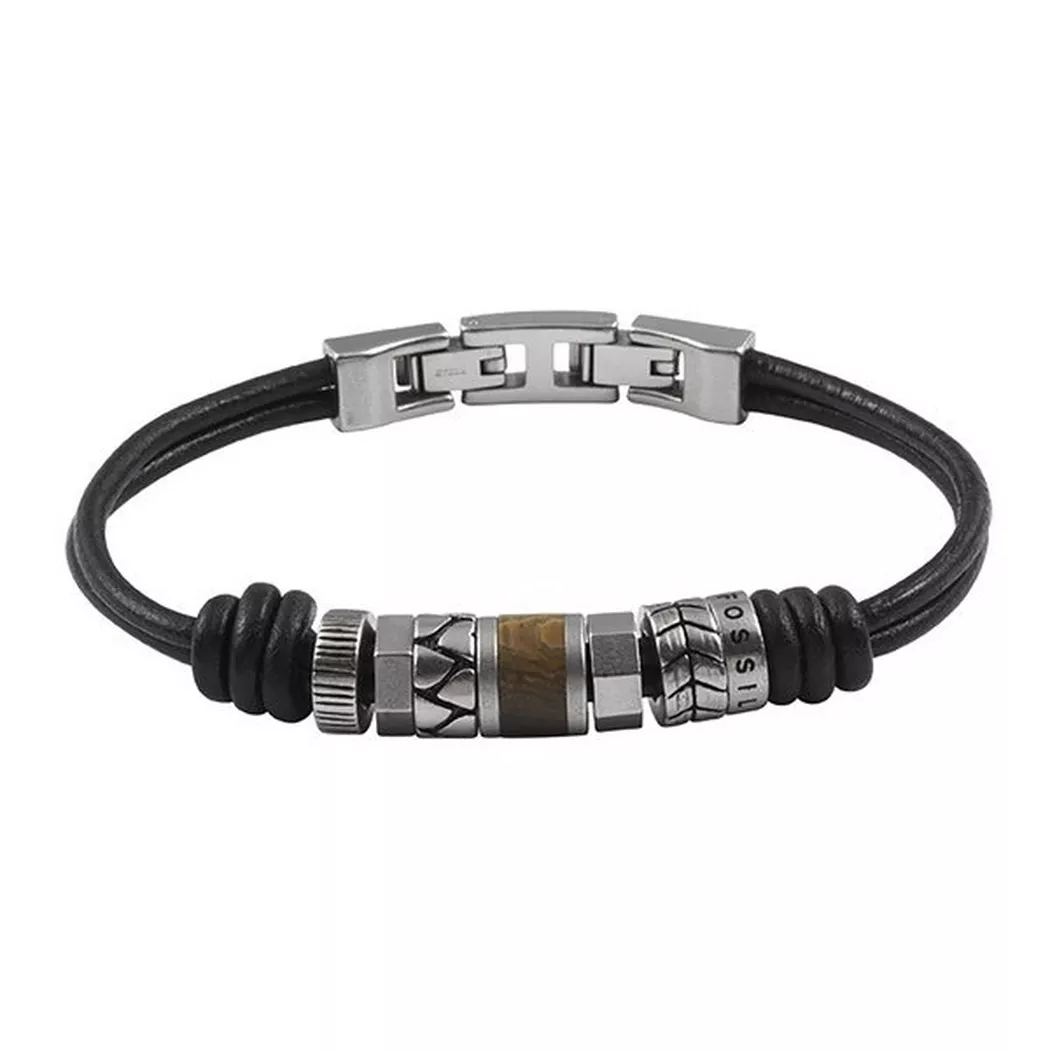 Fossil - 07/06  Armbänd, 20cm, Black