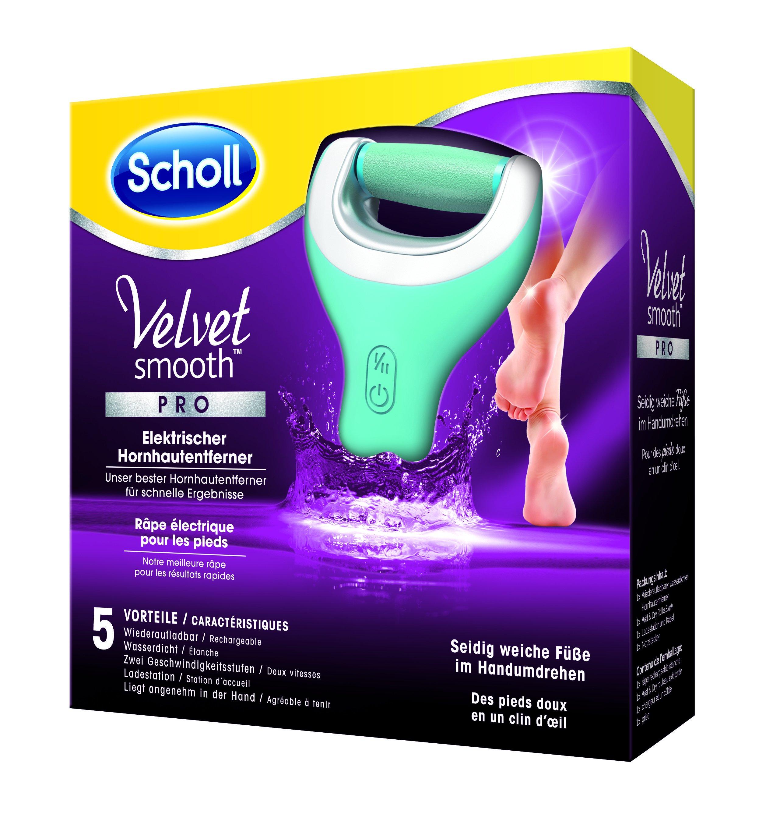 Scholl Velvet Smooth Râpe Électrique pour les pieds