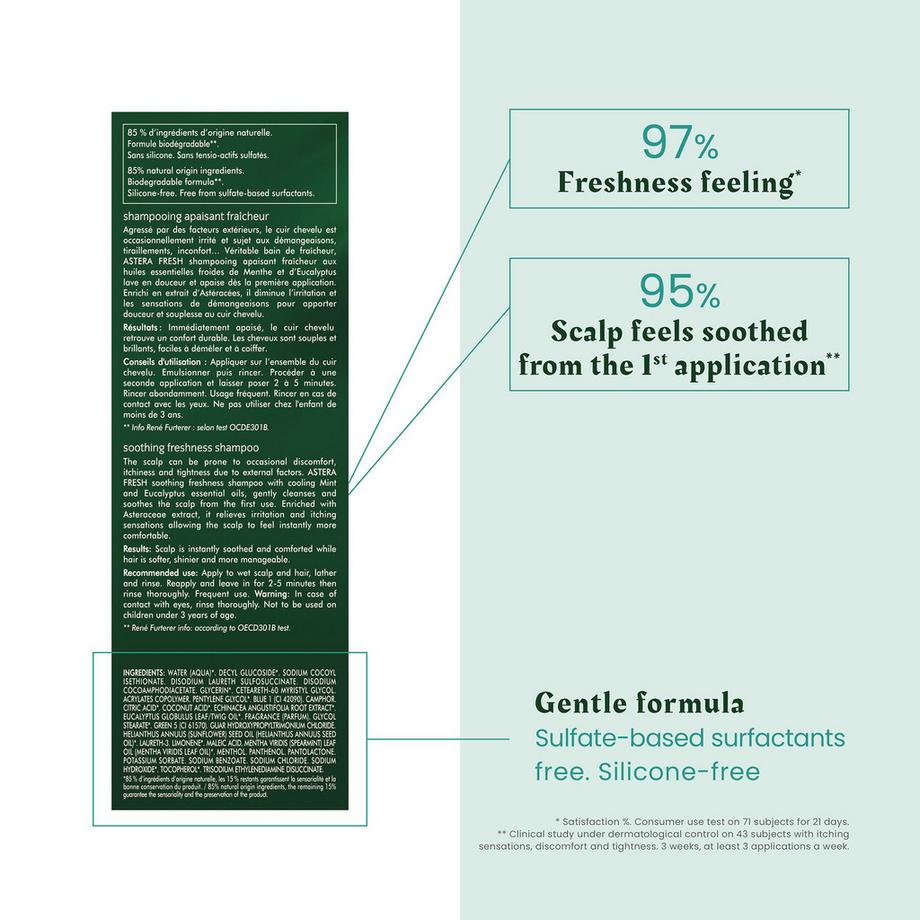 FURTERER Astera Fresh  Beruhigend-Frisches Shampoo  