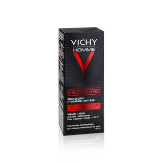 VICHY  Homme Structure Force - Komplette Anti-Aging Pflege für Gesicht & Augenkonturen 