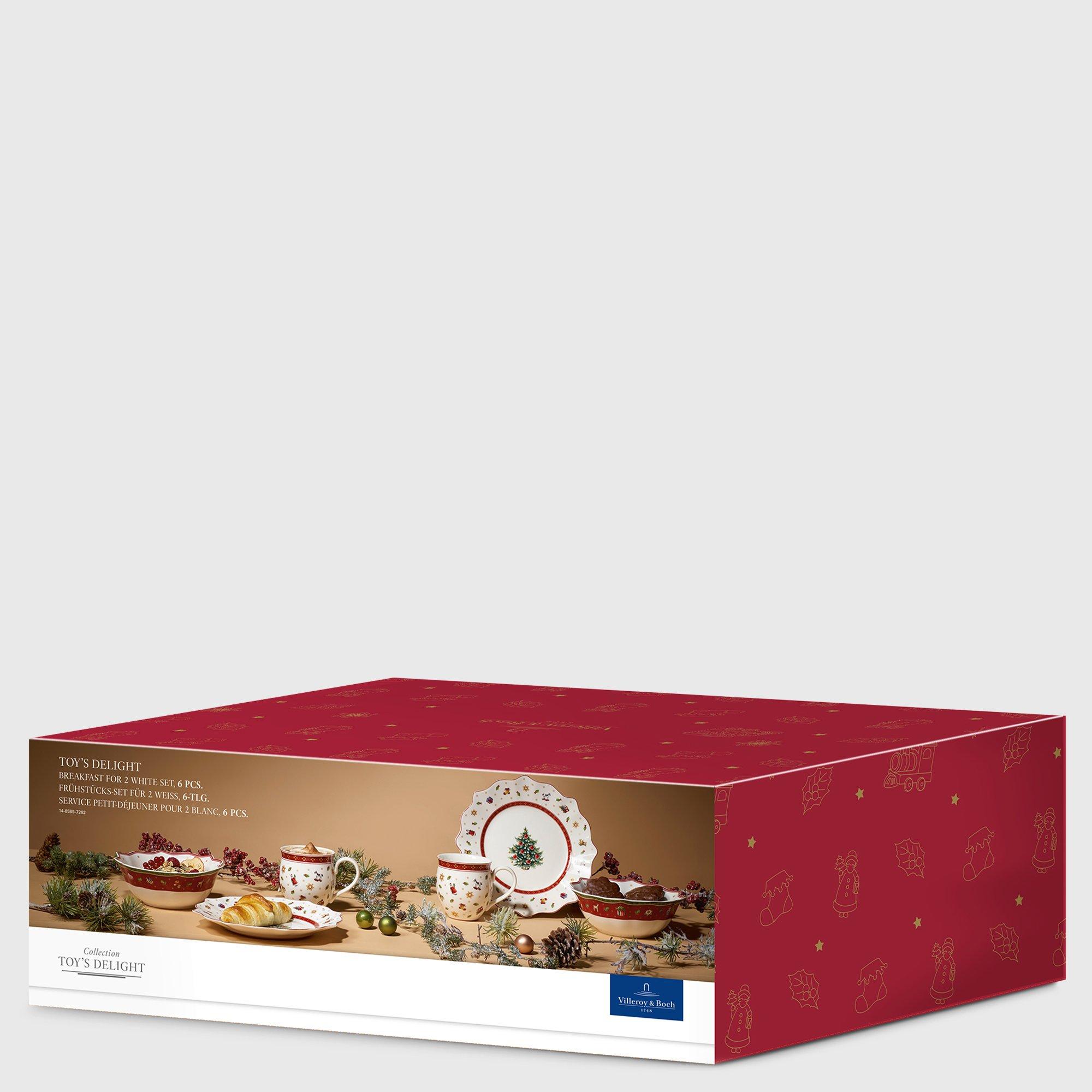 Villeroy & Boch Breakfast for 2 weiss, Set 6tlg.  