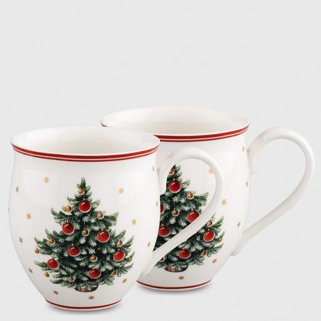 Villeroy&Boch Becher mit Henkel Set 2tlg., Tannenbaum  