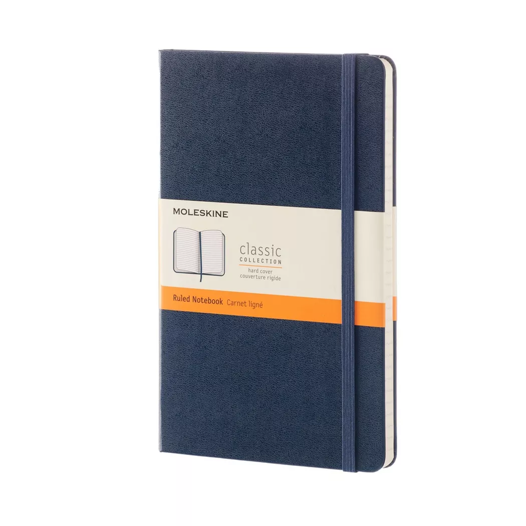 Moleskine Notizbuch, Large Size, Liniert, saphir