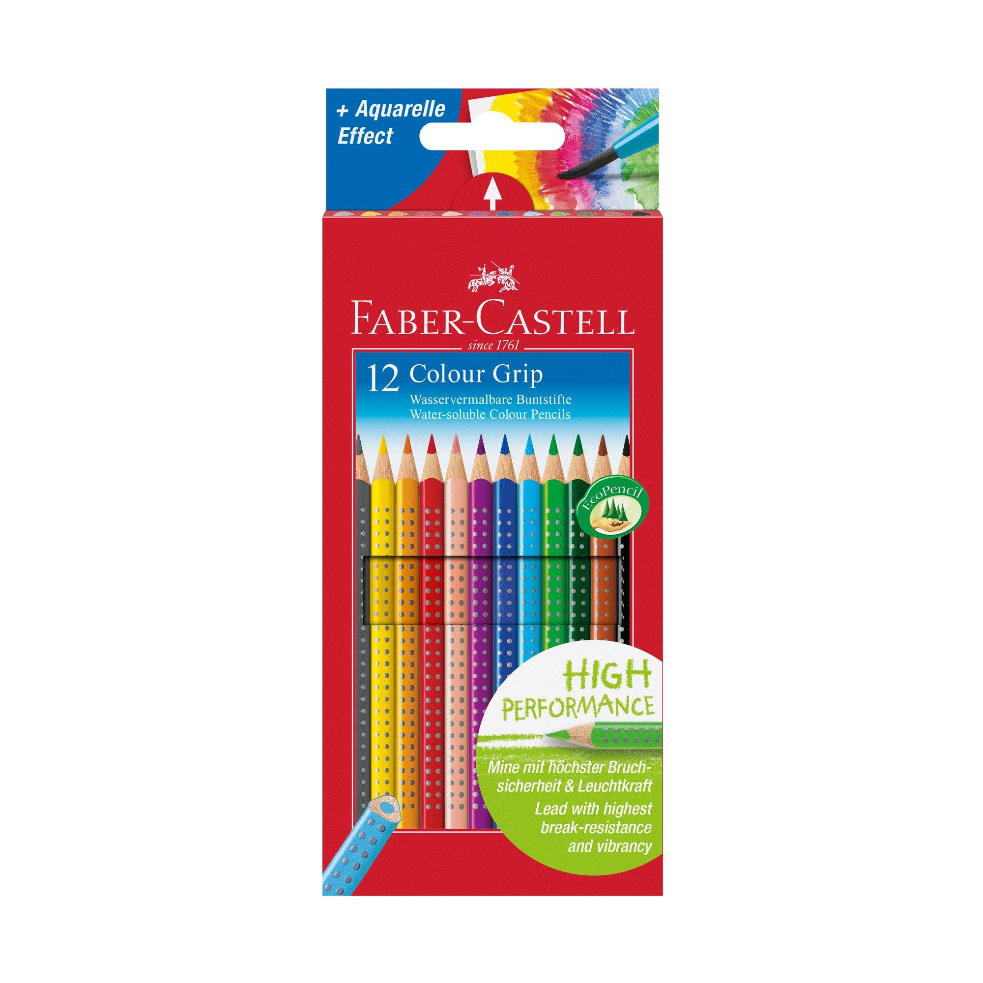 Faber-Castell Crayons de couleur Poignée de couleur 