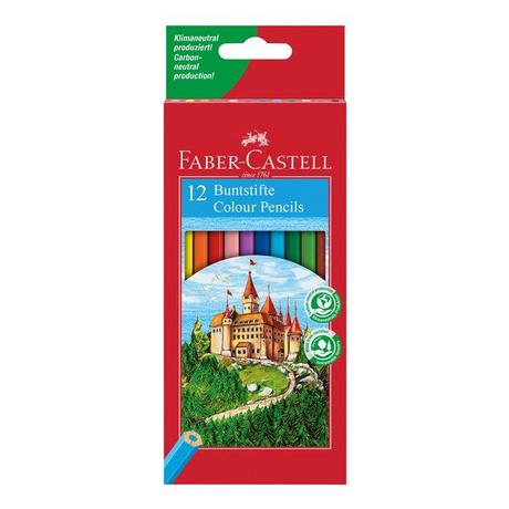 Faber-Castell Crayons de couleur Château hexagonal 