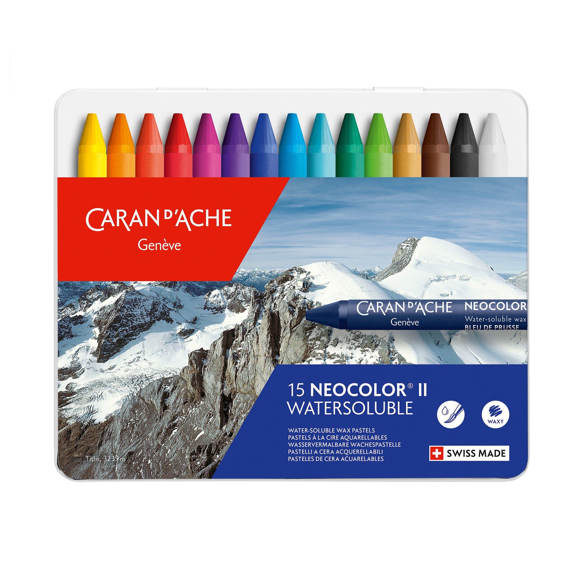 Caran d'Ache Set de crayons de cire Neocolor II 