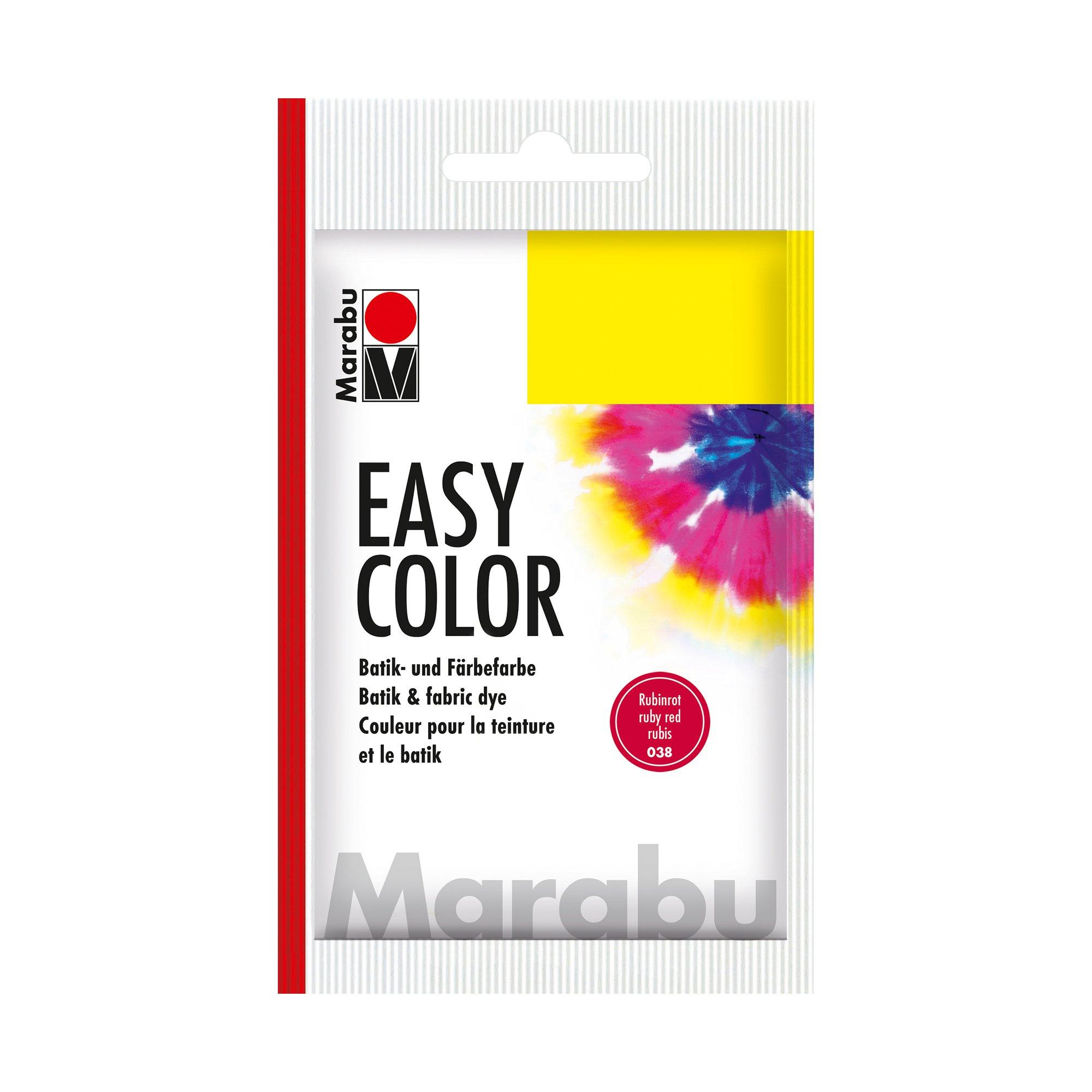Image of Marabu Batikfarbe, Easy Color Rubinrot 038 - ONE SIZE