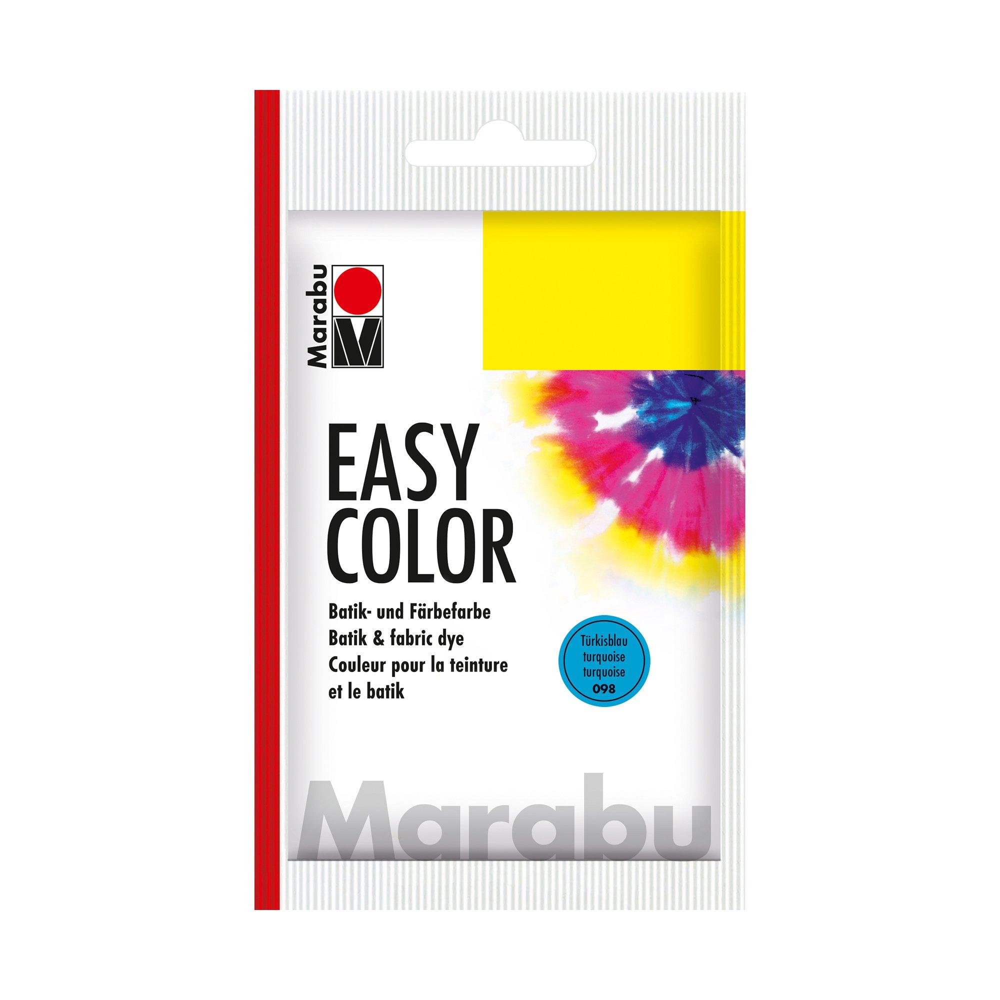 Image of Marabu Batikfarbe, Easy Color Türkisblau 098 - ONE SIZE
