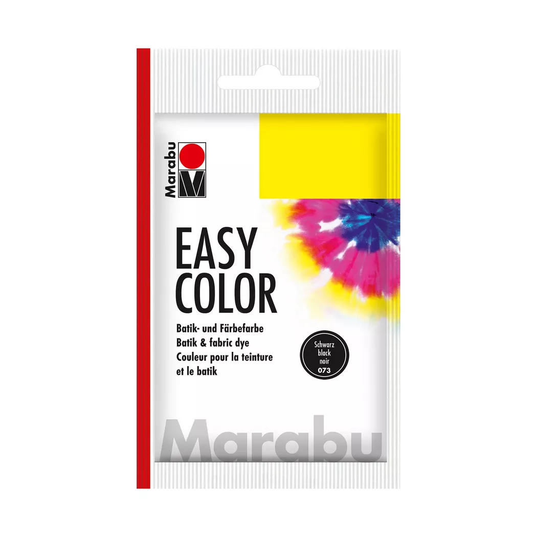 Marabu Easycolor Textilfärbefarbe Schwarz