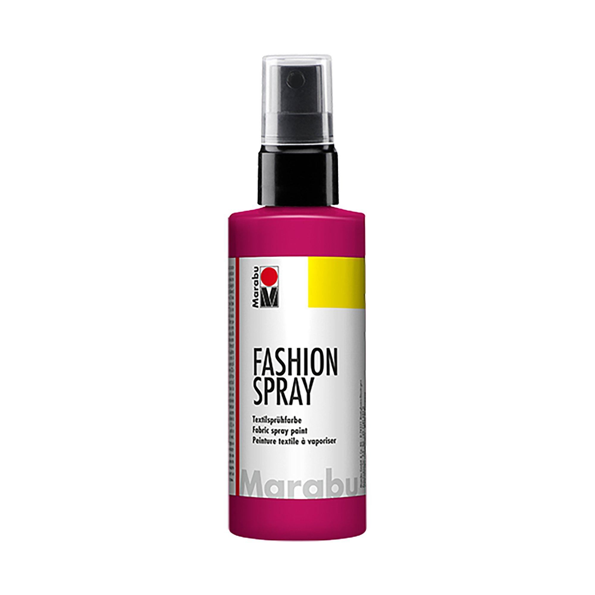 Marabu Vernice spray tessuti, Fashion-Spray Lampone 005 