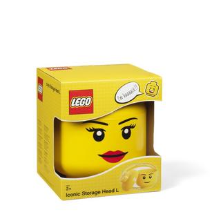 Room Copenhagen  LEGO testa di stoccaggio impilabile ragazza 