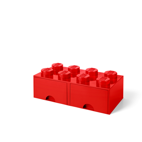 Room Copenhagen  LEGO contenitore a mattoncino impilabile con 2 cassette e 8 attachi 