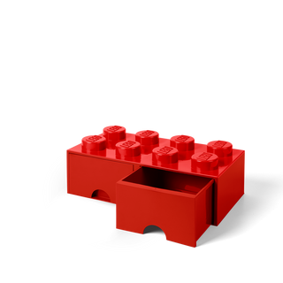 Room Copenhagen  LEGO contenitore a mattoncino impilabile con 2 cassette e 8 attachi 