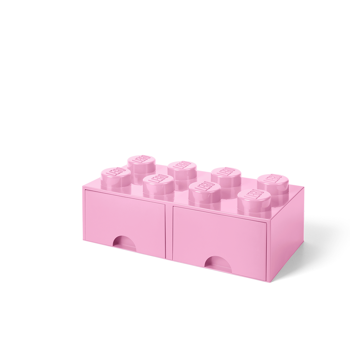 LEGO - BOITE DE RANGEMENT 8 plots - Rose