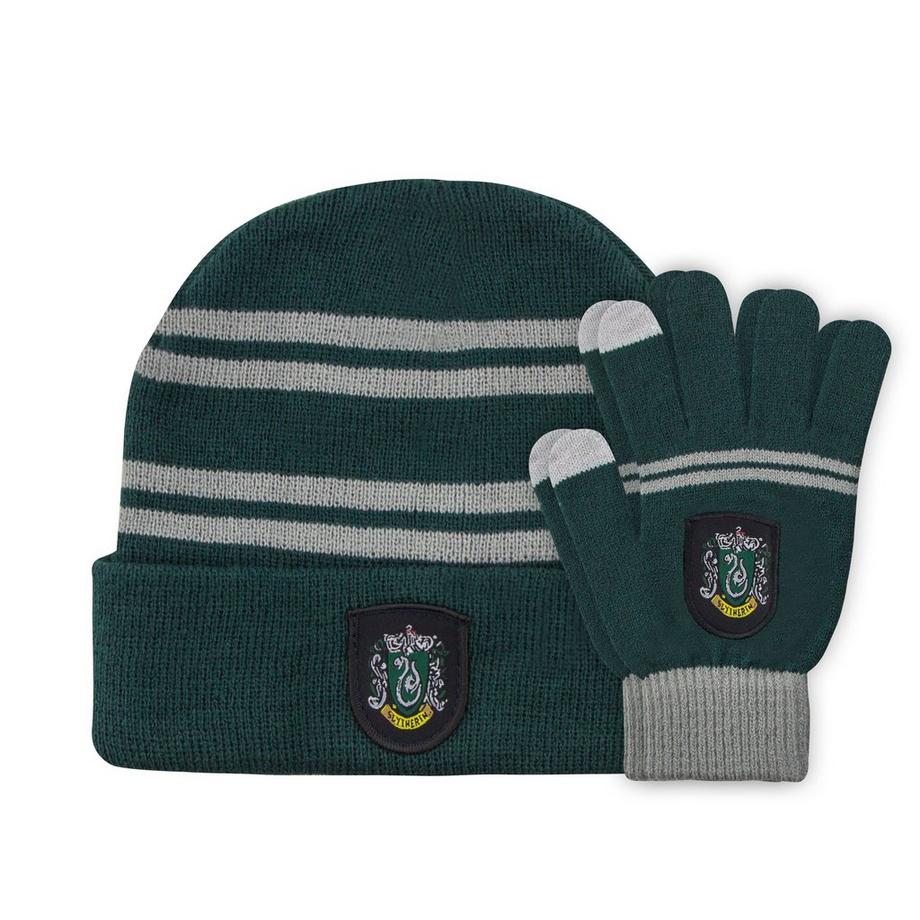 Cinéreplicas  Harry Potter set bonnet & mitaines enfant Slytherin  