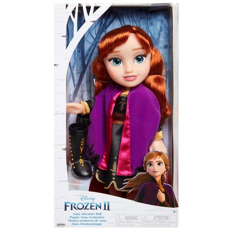 JAKKS Pacific DF Anna Puppe 35cm Frozen 2 - Anna in viaggio 