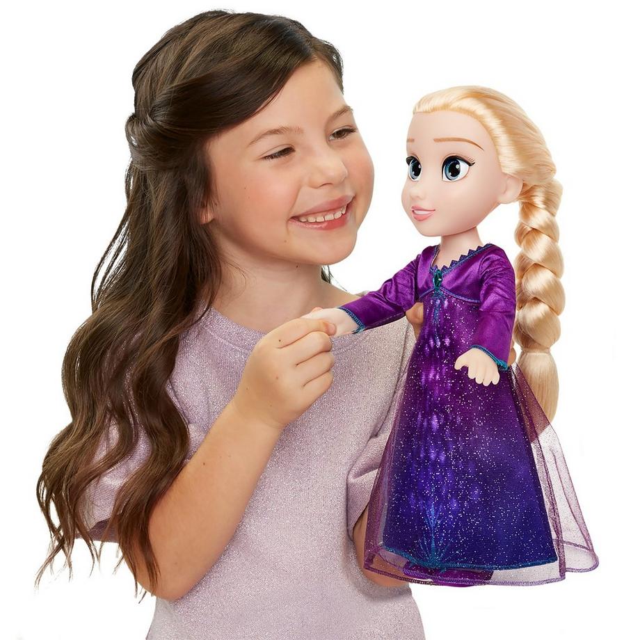 JAKKS Pacific *DF Interaktive Elsa 35cm Poupée Elsa (PJ) - Frozen 2 