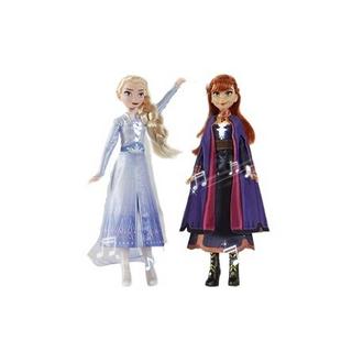 Hasbro *DF Singing Elsa or Anna Dt. Frozen II Singende Puppe mit Musik und leuchtendem Kleid, Zufallsauswahl 