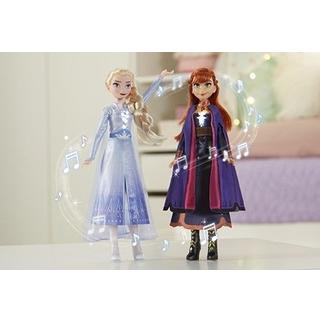 Hasbro *DF Singing Elsa or Anna Dt. Frozen II Bambola che canta con musica e abito luminoso, modelli assortiti 