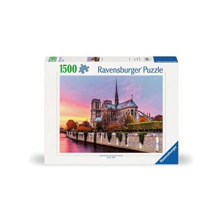 Ravensburger  Puzzle Notre Dame al tramonto, 1500 pezzi 